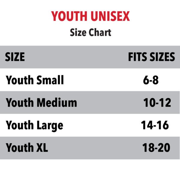 Youth Size Chart