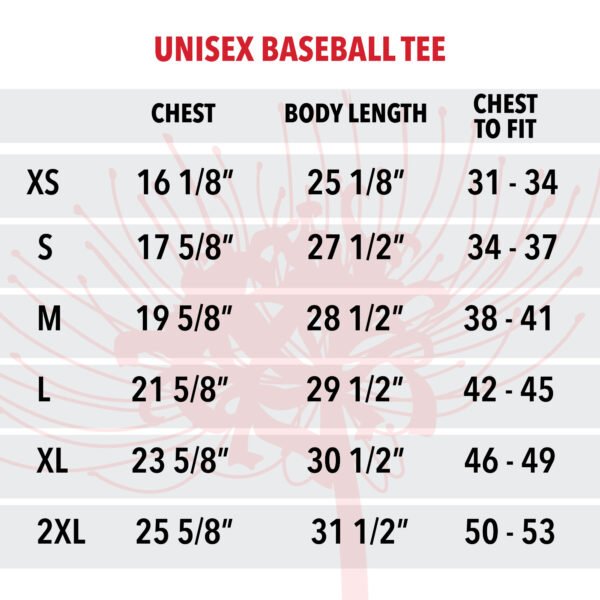 Baseball Size Chart